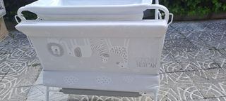 Bañera bebé plegable cambiador