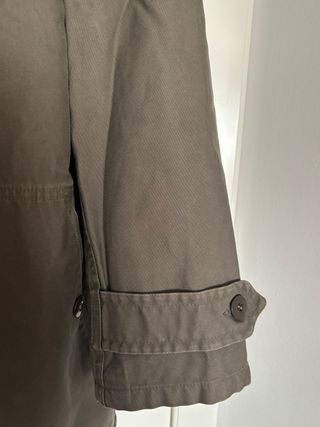 Parka militar alemana original  Verde oliva  Talla M  Forro de pelo desmontable