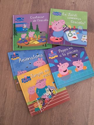Lote libros Peppa pig