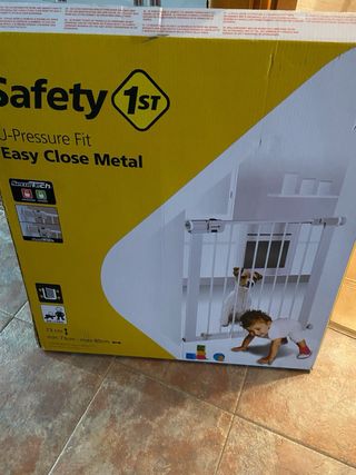 Barrera Seguridad Niños Barrera De Seguridad Dreambaby Newport Adapta-Gate De 3 Paneles | Ajustable 85.5-210 Cm | Blanca | Para Escaleras Y Chimeneas Puerta Para Perros