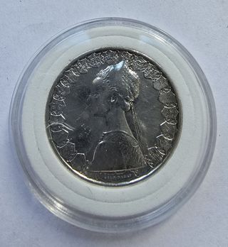 500 lire Argento Caravelle 1958 KM# 98