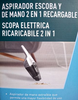 Aspirador escoba y de mano 2 en 1 como NUEVO