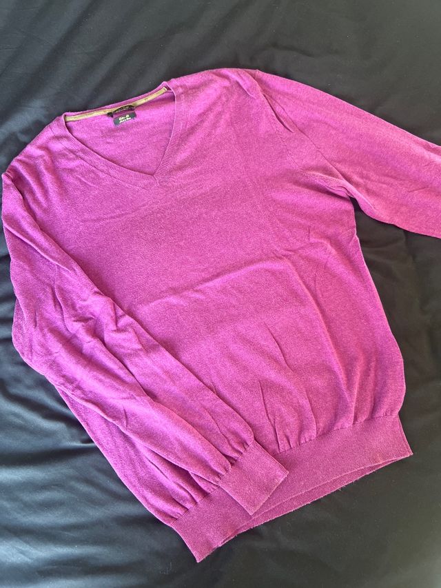 Jersey Massimo Dutti morado