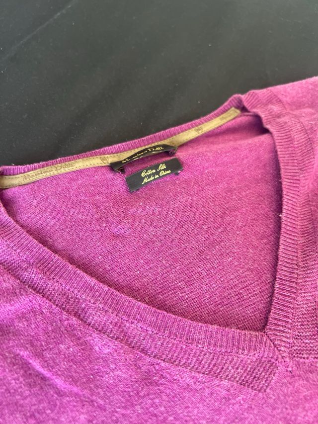 Jersey Massimo Dutti morado