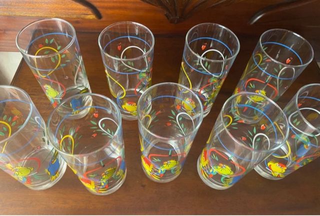 9 Vasos tubo infantil