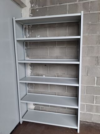 Estantería metálica gris - trastero