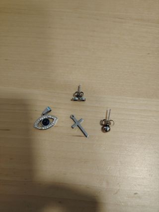 Colgante y pendientes acero