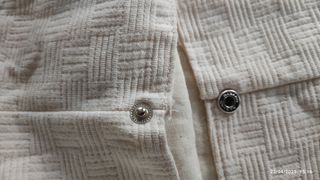 Borsa spiaggia beige-bianca