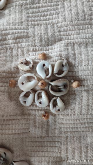 Borsa spiaggia beige-bianca