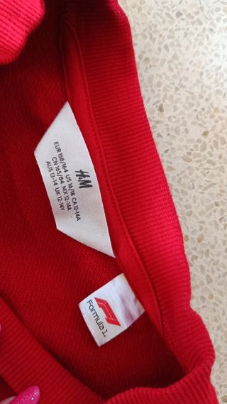 Felpa Formula 1 rossa