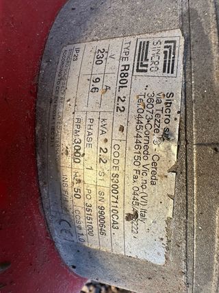 Generador de corriente Honda