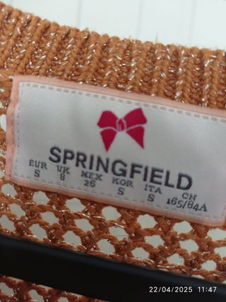 Jersey mostaza Springfield - Talla S