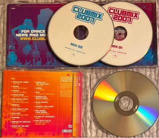 Clubmix lote 4 cd y 1 dvd