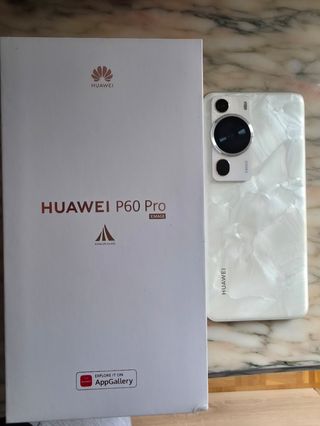 Huawei P60 Pro blanco - ¡Impecable! + auriculares