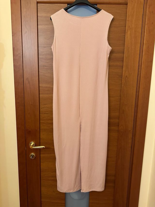 Vestito lungo rosa estivo