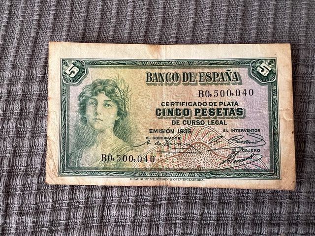 URGE VENTA -Billetes peseta España (1928-54) ÚNICO
