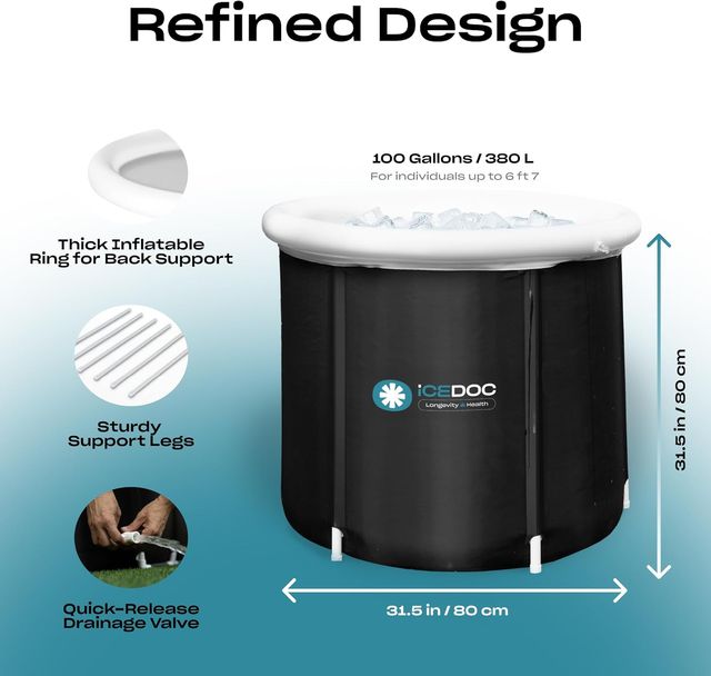 Cápsula bañera de recuperación portátil XL