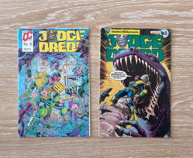 2 Comics Judge dredd