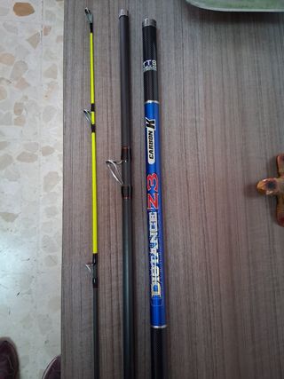Surfcasting caña y carrete pesca
