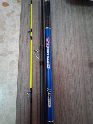 Surfcasting caña y carrete pesca
