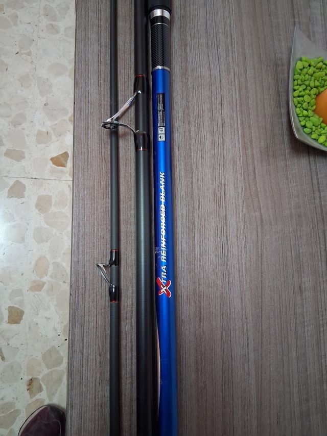 Surfcasting caña y carrete pesca