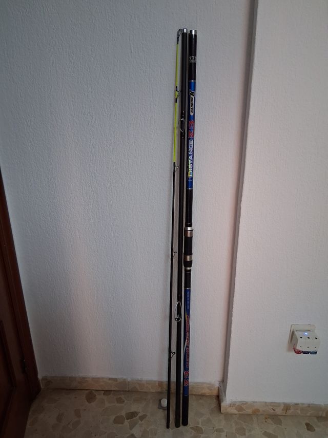 Surfcasting caña y carrete pesca