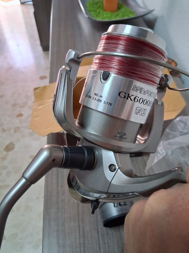 Surfcasting caña y carrete pesca