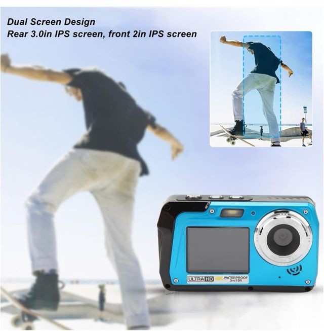 Camera Digitale Dual Screen Impermeabile 18x zoom