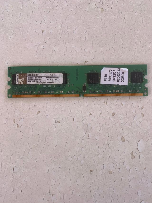 Memoria RAM KINGSTON DDR2 2GB