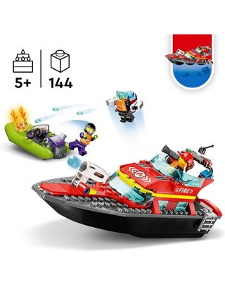 Lego City lancha de rescate. Lote de 6 caja!