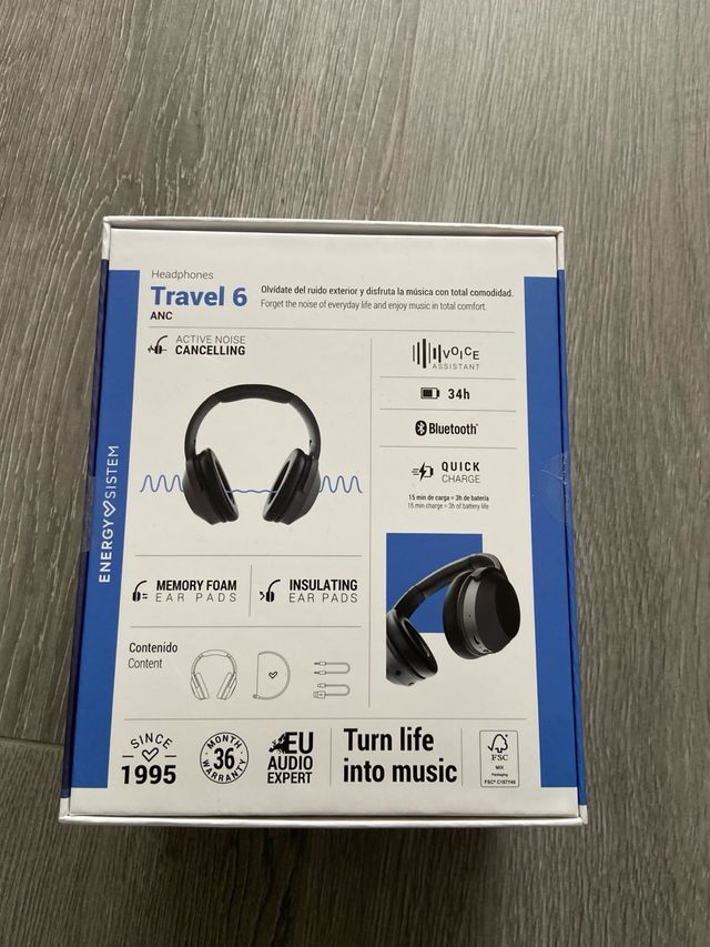Auriculares diadema Travel 6