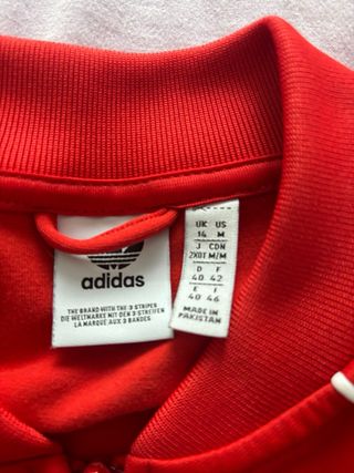 Chaqueta adidas originals roja