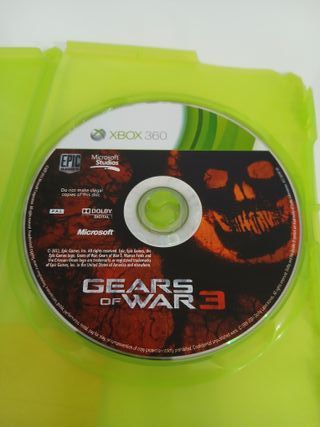 Gioco Videogioco Gears Of War 3 Xbox 360 Xbox360 M