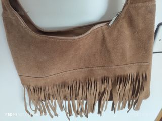 Bolso bandolera ante