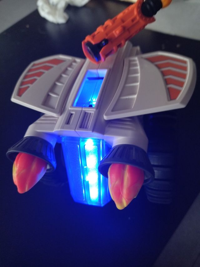 Playmobil Espacial: Nave, esquiador y paracaidista