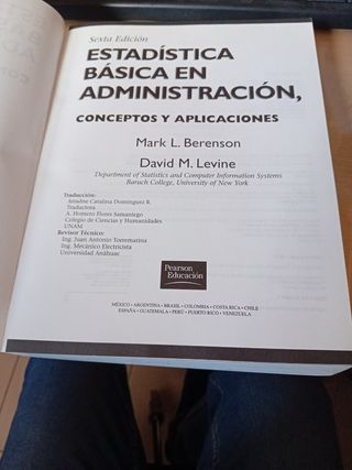 Estadistica Basica En Administracion (Spanish Edition)