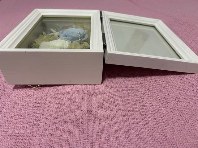 Marco de fotos con flores