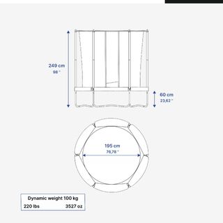 Trampolin para niños y mayores