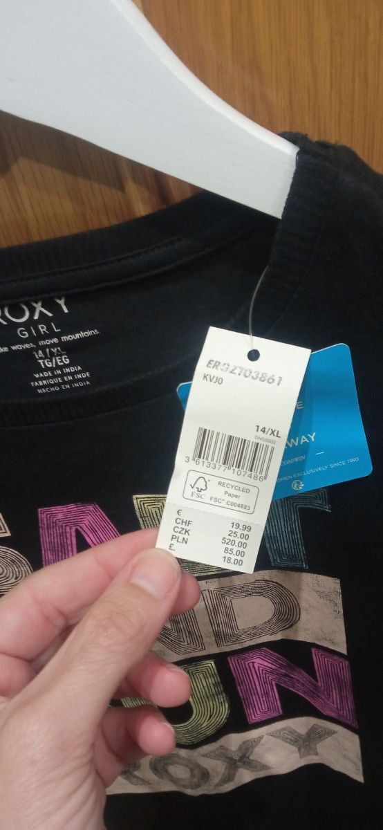 Camiseta Roxy negra - Talla S