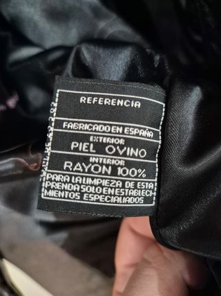Cazadora cuero "don piel"