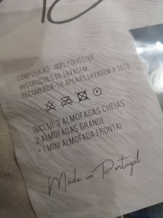 Edredón nuevo cojines a juego