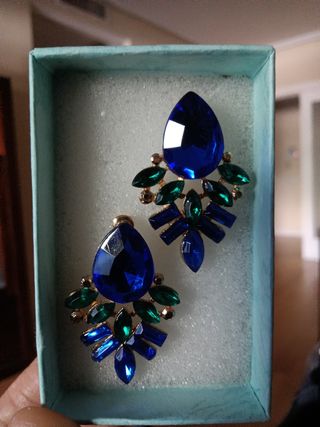 Preciosos Pendientes Azules Nuevos