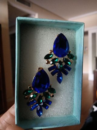 Preciosos Pendientes Azules Nuevos