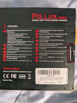 Teclado mecánico gaming