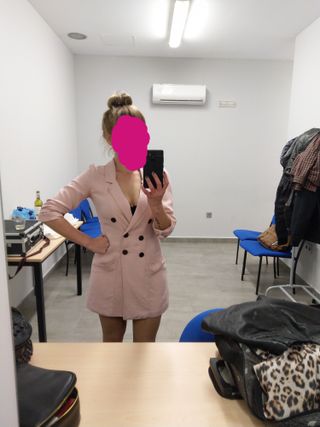 Mono Rosa Empolvado Zara
