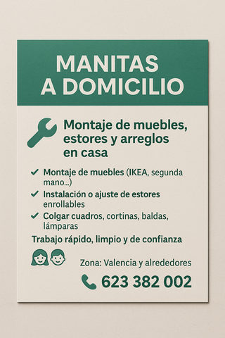 MANITAS A DOMICILIO