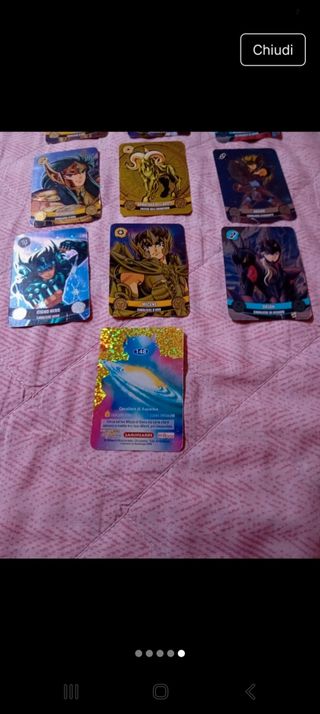 Carte cavalieri dello zodiaco - 10 carte