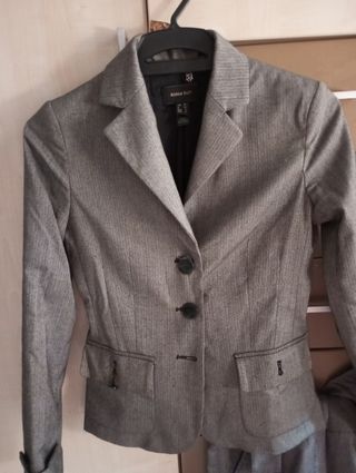 Traje Mango Gris - Talla 36