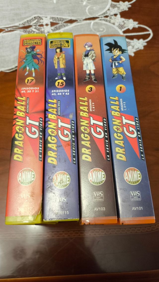 Vhs dragon ball GT x4