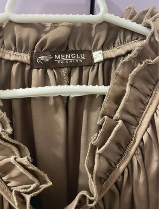 Blusa satin MENGLU